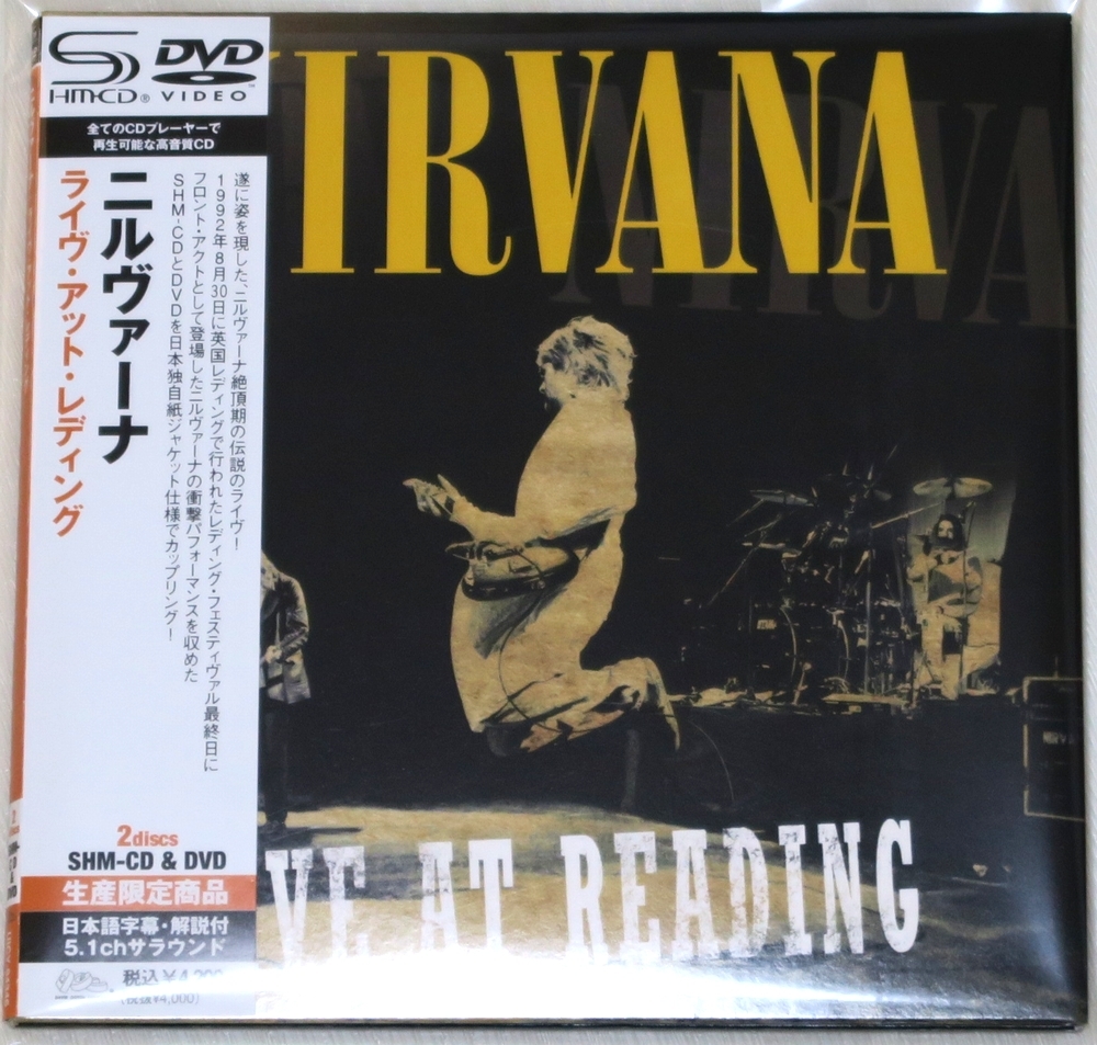 ニルヴァーナ Nirvana ライヴ・アット・レディング Live At Reading 初回限定 紙ジャケ 2枚組 Cd Dvd 日本盤 帯付き Uicy94346 新品同様 【buyee