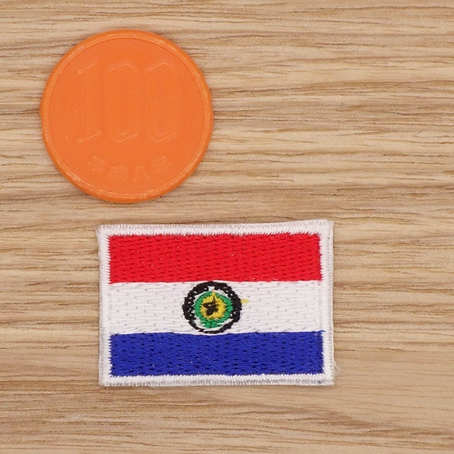 最安値で 流行のアイテム アイロンワッペン NO.65 国旗 パラグアイ パラグアイ国旗 アップリケ パラグアイ共和国 alphaforled.com alphaforled.com