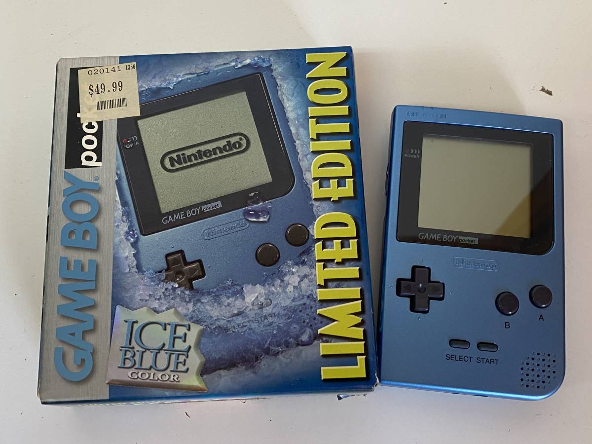 BSL 任天堂 Nintendo GAMEBOY pocket ゲームボーイ ポケット MGB001 ICE BLUE アイスブルー 海外