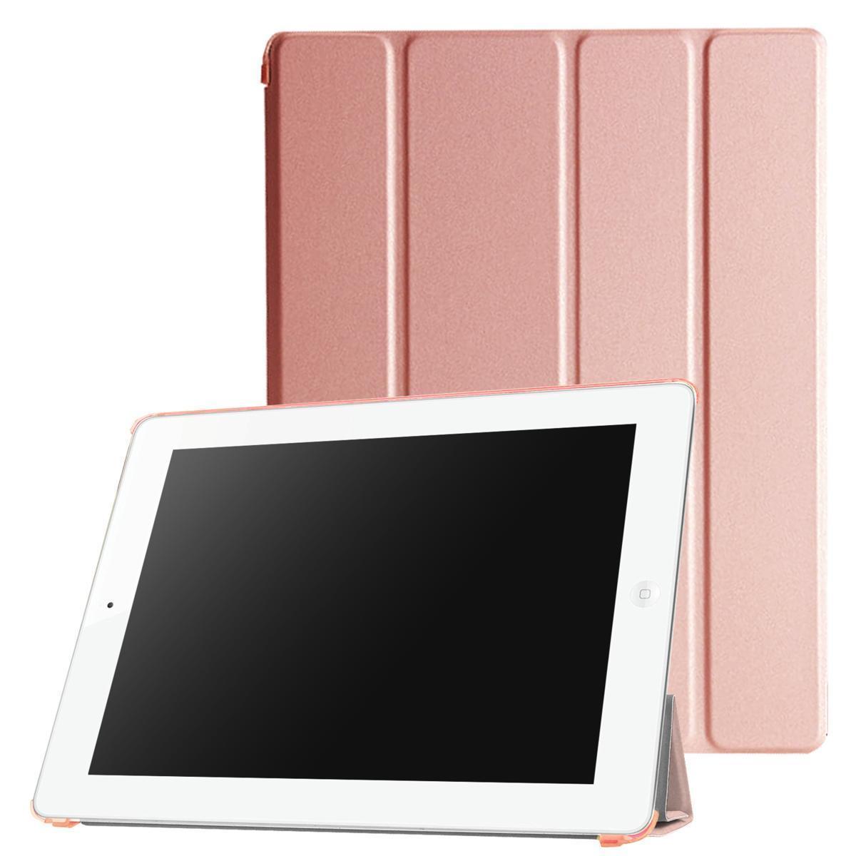 お買い得 特別オファー iPad 2 3 4 用 PUレザーケース スマートカバー 超薄 軽量型 スタンド機能 高品質PUレザーケース ローズゴールド freppolive.se freppolive.se