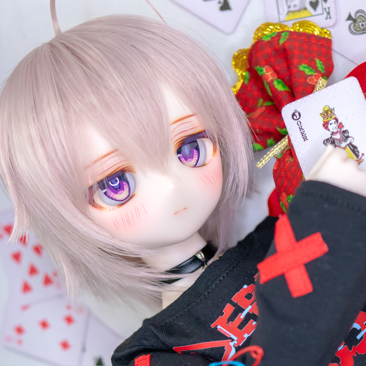 ドルフィードリーム MDD カスタムヘッド DDH-10 セミホワイト肌 ② - 人形