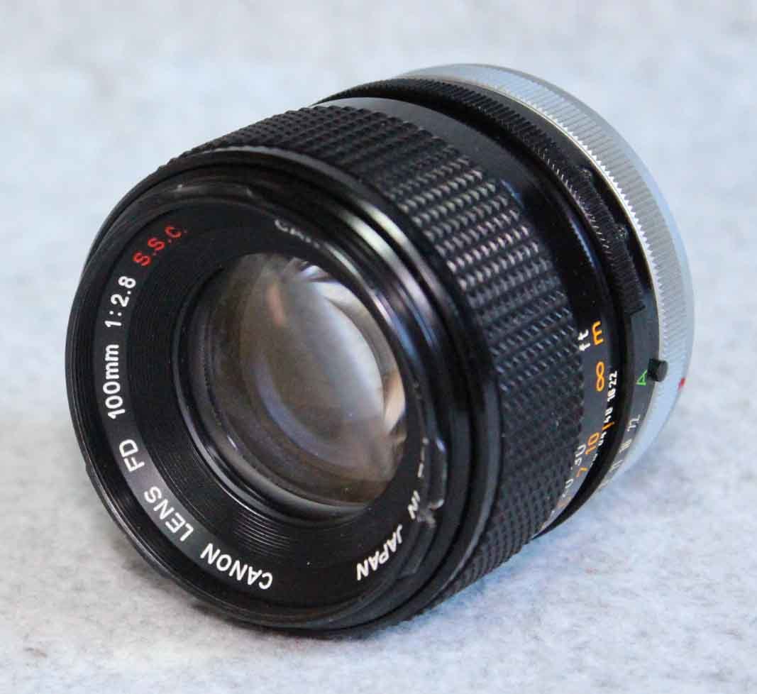 [me292]キャノン FDレンズ 100mm f2.8 canon FD LENS 1:2.8 SSC /【Buyee】