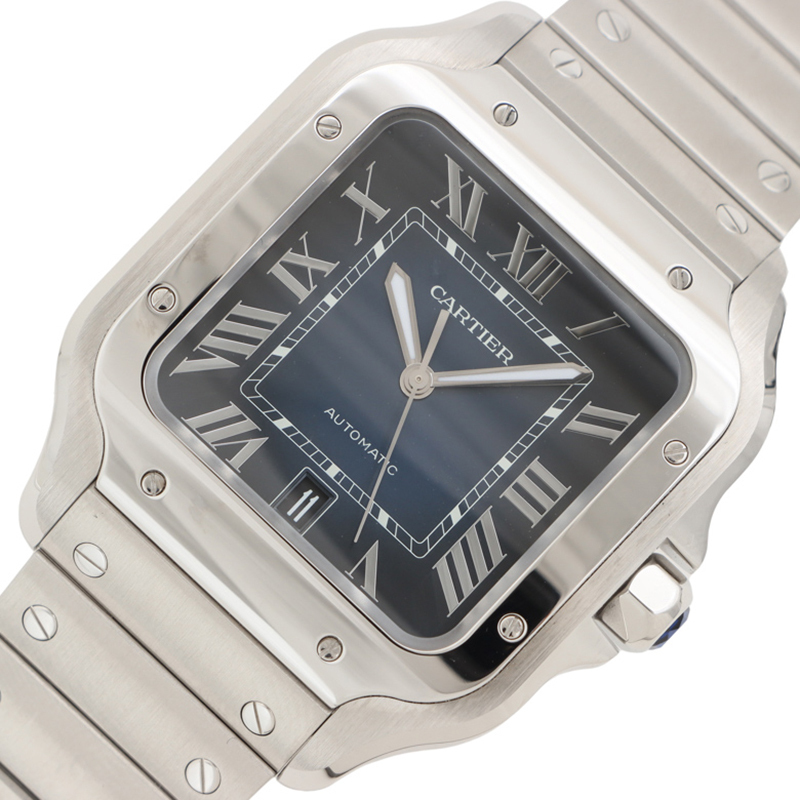 選ぶなら メーカー在庫限り品 カルティエ Cartier サントスLM WSSA0030 腕時計 メンズ 中古 bigportal.ba bigportal.ba