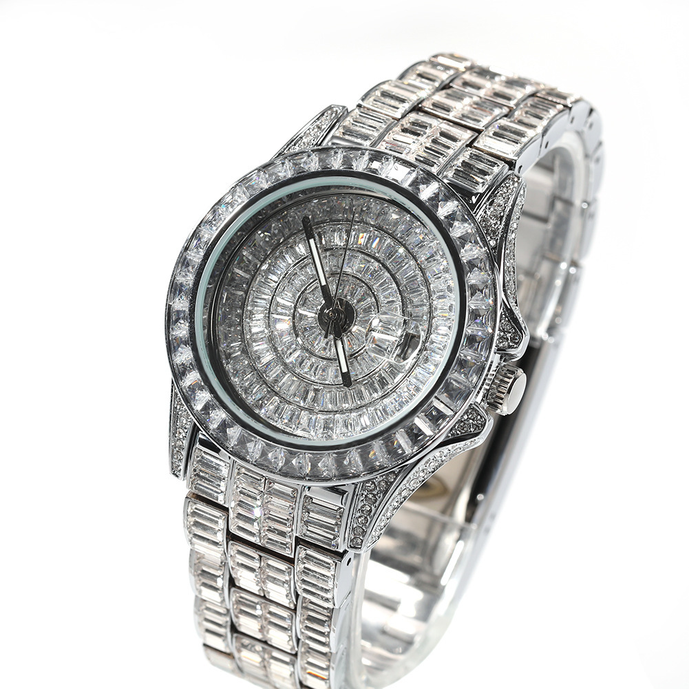 超安い品質 非売品 腕時計 ウォッチ カップル用 ダイヤモンド ブレスレット バングル 18KGP 男女兼用 高品質 高級感 ホワイトゴールド 新品 bigportal.ba bigportal.ba