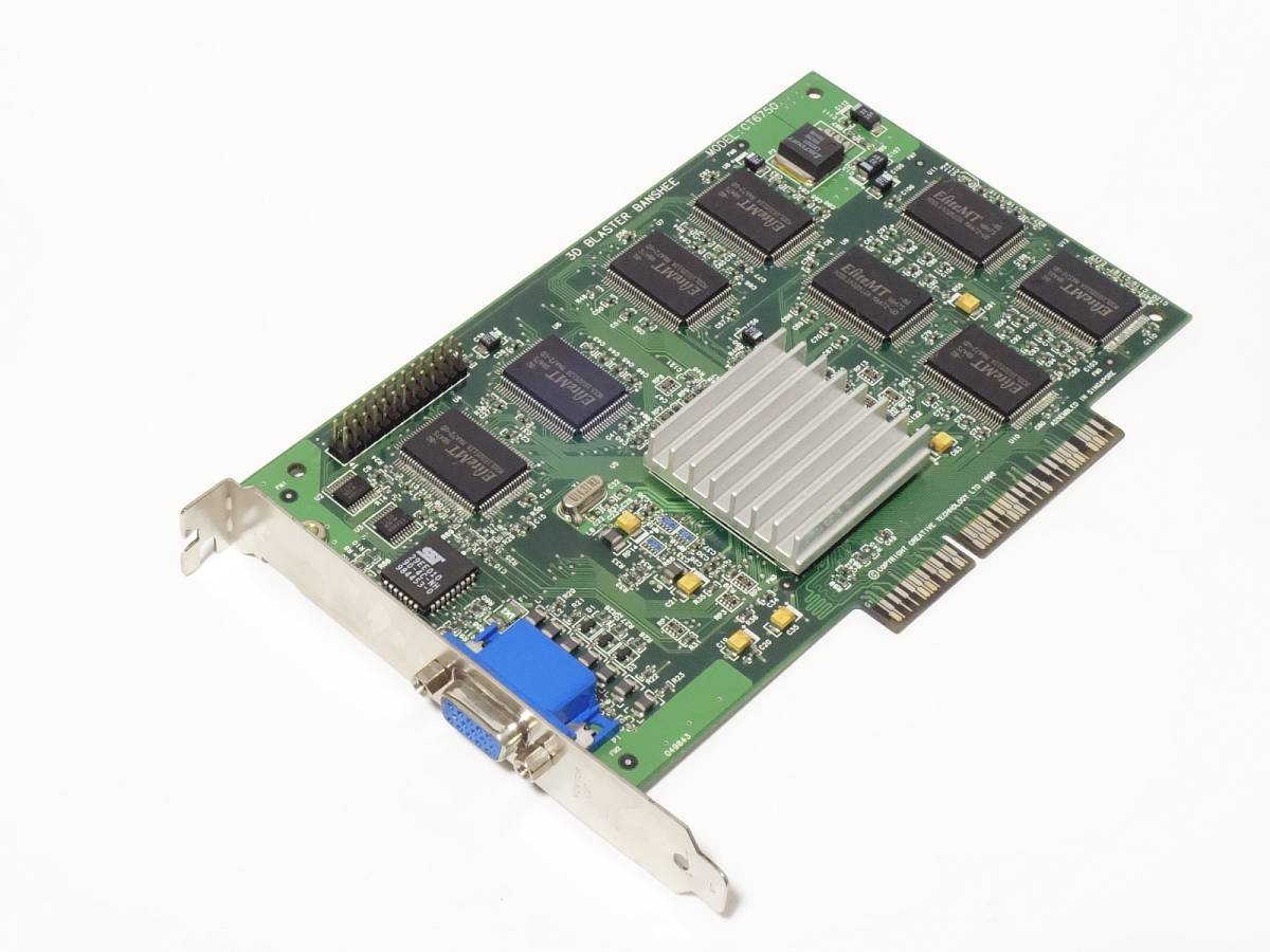 [AGP接続] クリエイティブ 3D Blaster Voodoo Banshee Creative CT6750 [WindowsXP対応 ...
