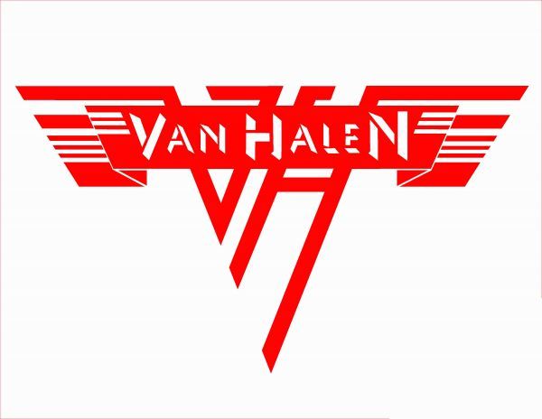 2021年最新海外 日本産 Van Halen ロゴステッカー ビニール製 レッド #USTICKER-EVHOLLO-RED hydroflasksverige.se hydroflasksverige.se
