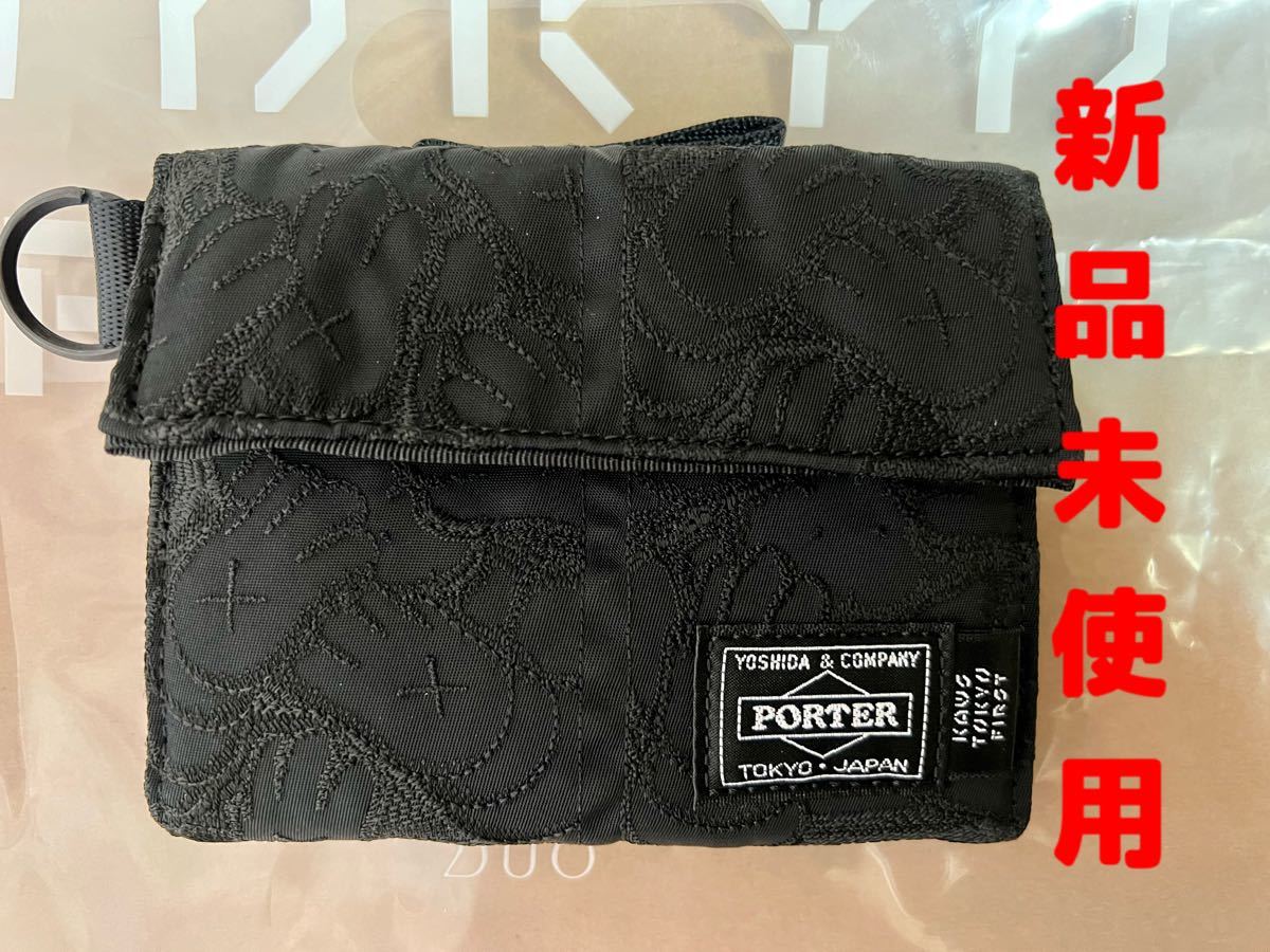 メンズ新品 KAWS × PORTER カウズ ポーター ウォレット 財布