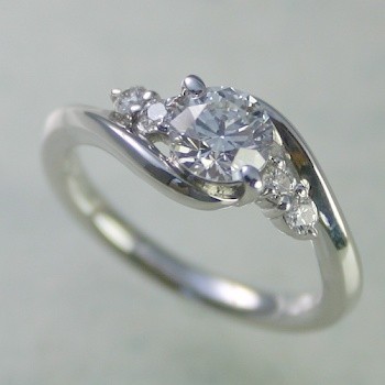 婚約指輪 安い ダイヤモンド プラチナ 0.8カラット 鑑定書付 0.805ct Dカラー SI2クラス 3EXカット CGL 通販