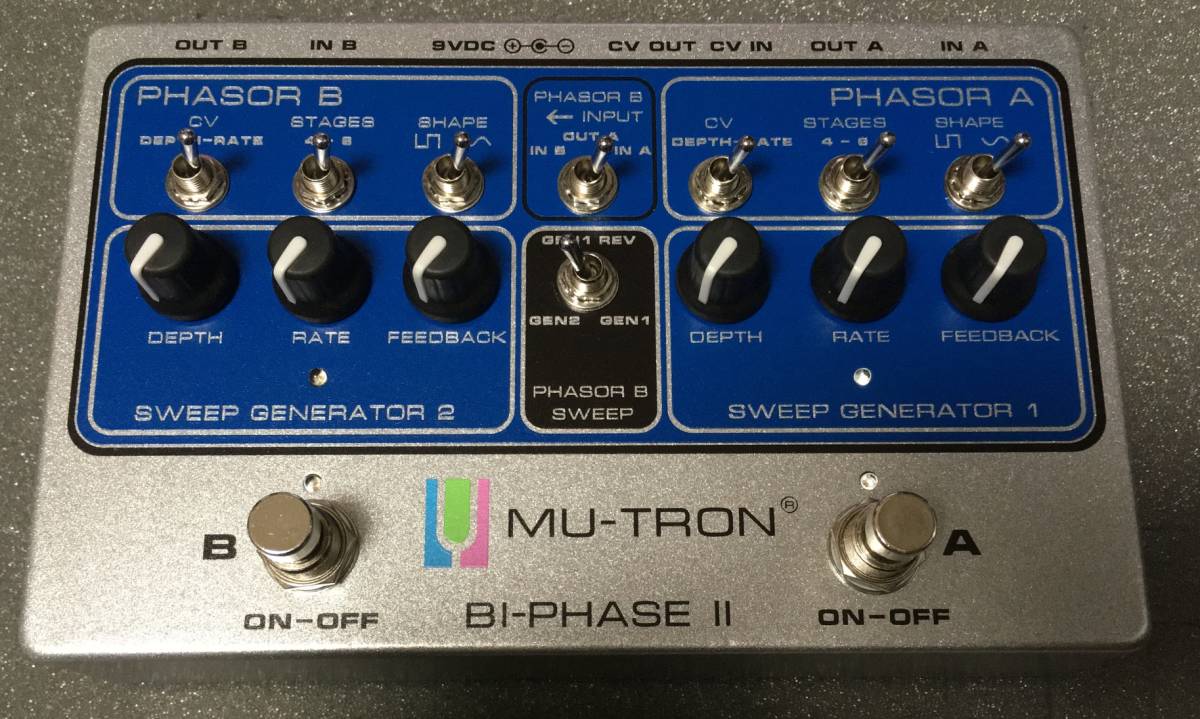 Mu-Tron Bi-Phase II ミュートロン バイフェイズ 2 MuTron BiPhase II Made in the US フェ ...