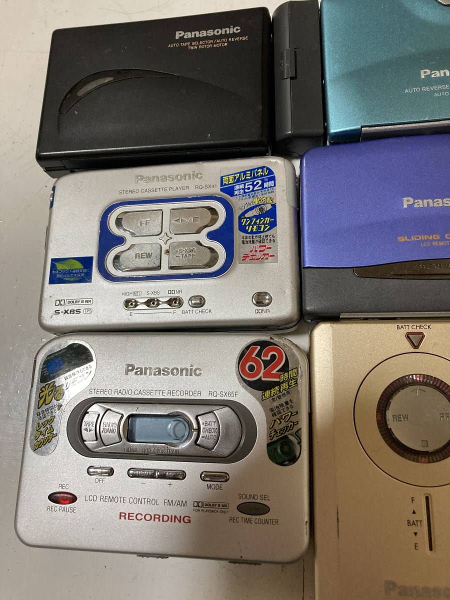人気商品の Panasonic ポータブルラジカセ RQ-SX55V S-XBS ジャンク 