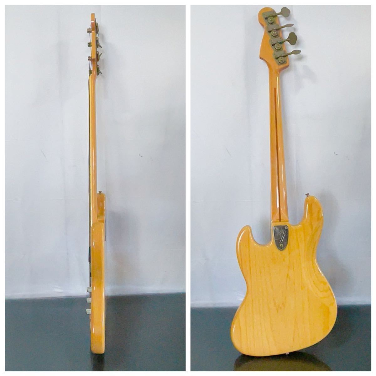 6B20 Fender フェンダー ジャズベース O078472 スケール90 ナット幅4 (全て約㎝) 素人採寸 ストラップ付 音出し確認済 ...