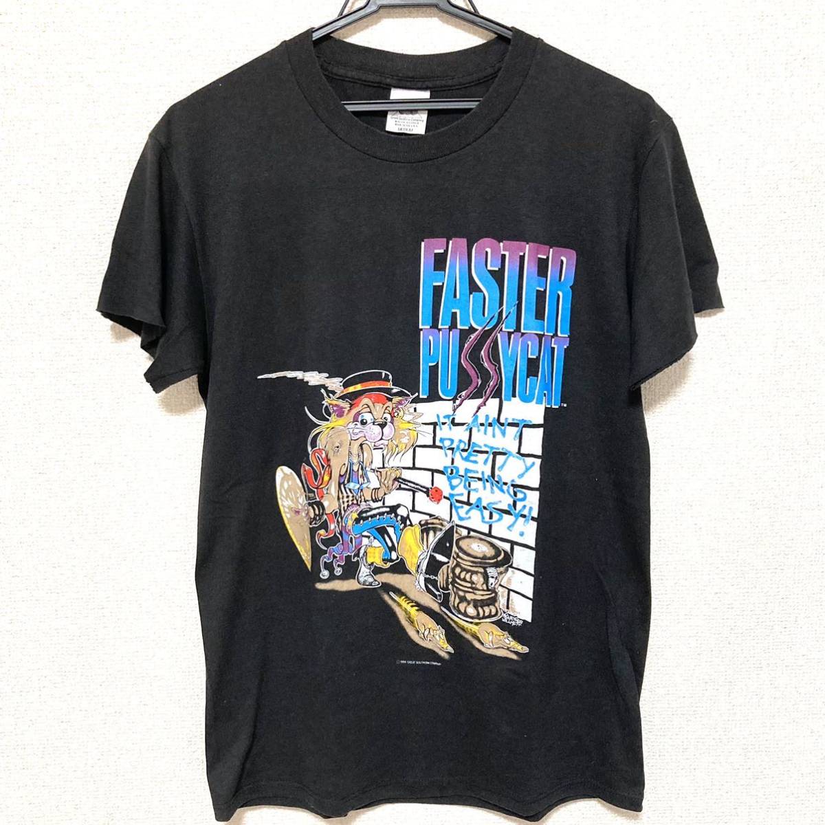 80s ビンテージ Faster Pussycat バンドtシャツ ファスタープッシーキャットmotley Crue Guns N Roses Aerosmith Van Halen