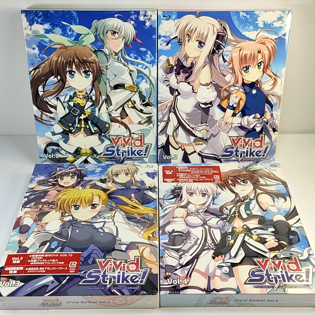 2本新品未開封Blu-ray Vivid Strike! Vol.1~Vol.4 全4巻セット/【Buyee