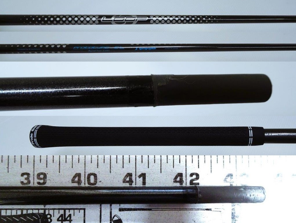 シンカグラファイト LOOP ループ PROTOTYPE CL SX シャフト 1102mm ★ 超美品 ゴルフプライドグリップ付 ...