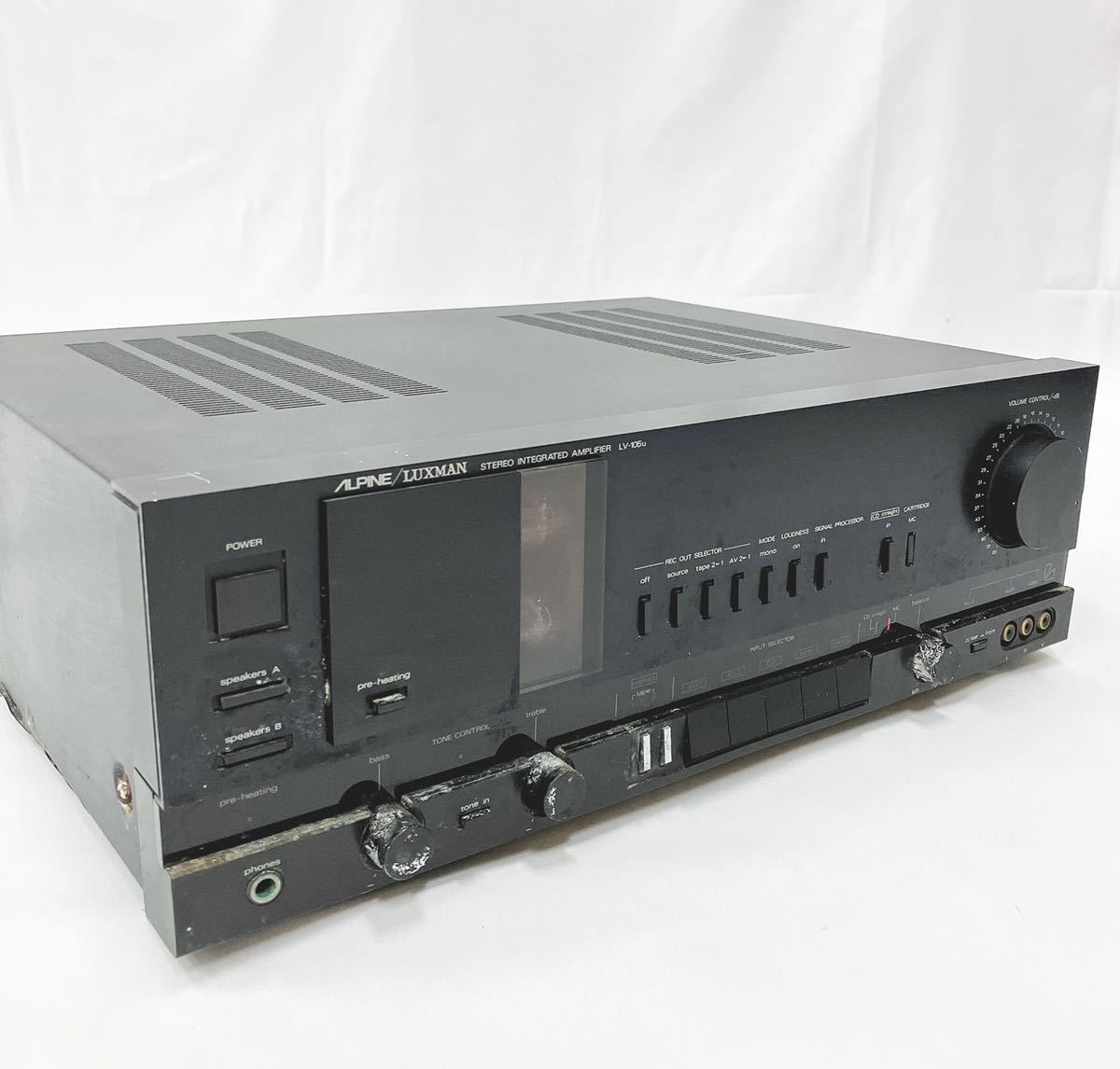 ALPINE/LUXMAN アルパイン ラックスマン プリメインアンプ LV-105u オーディオ機器 R尼0628 /【Buyee ...