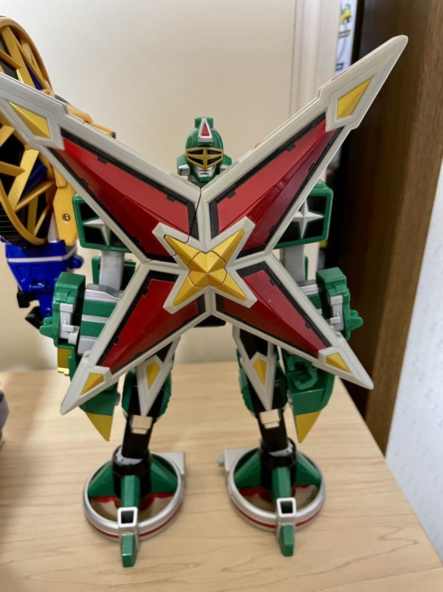 当時品 忍風戦隊ハリケンジャー 天雷旋風神セット 旋風神 轟雷神 天空神 風雷丸 トライコンドル バンダイ BANDAI /【Buyee ...