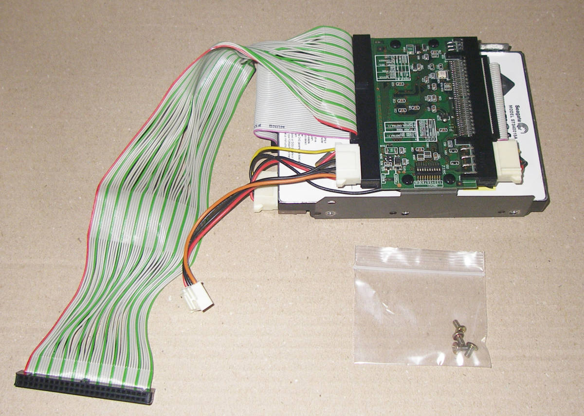 ★AKAI S5000/S6000 AKAI IBID2SC SCSI TO IDE BRIDGE ADAPTER HDD 40GB★OK