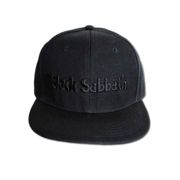 本命ギフト 78％以上節約 Black Sabbath スナップバックフラットビルキャップ ブラック サバス Logo sannart.com sannart.com