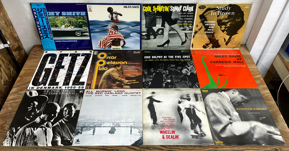 ジャズ 60枚 LP レコード 大量 セット 0827 マイルスデイビス ソニークラーク オスカーピーターソン バドパウウェル クリフォード