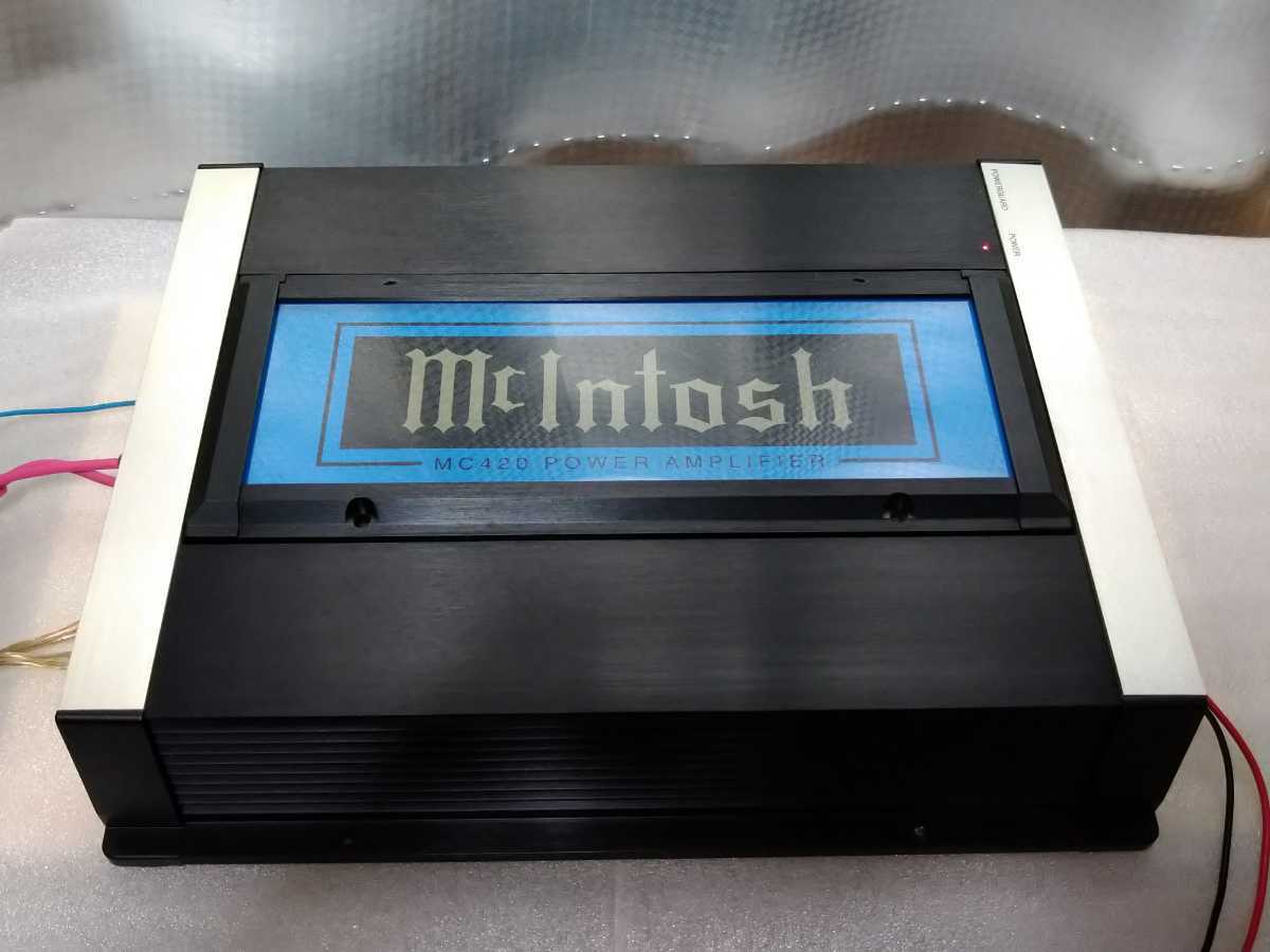 送料無料 マッキントッシュ MC420 4chパワーアンプ 稀少 当時物 Mcintosh /【Buyee】 Buyee - Japanese ...