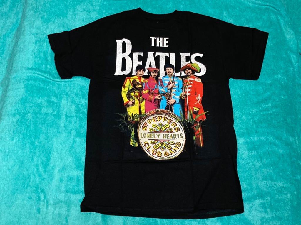 超格安一点 国内外の人気 THE BEATLES ビートルズ Tシャツ M 黒 バンドT ロックT Abbey Road Revolver Let it Be SGT.Pepper's sannart.com sannart.com
