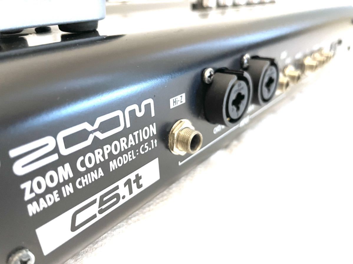 ZOOM ズーム USB Audio Interface オーディオインターフェース マルチエフェクター エフェクター c5.1t