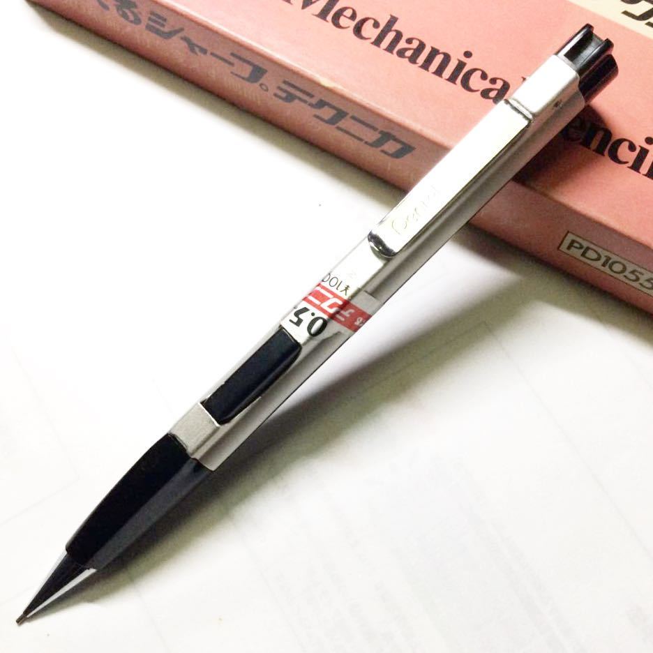 希少 Pentel Technica PD1055 Sharpencil ぺんてる テクニカ シャープペン 0.5mm 昭和レトロ