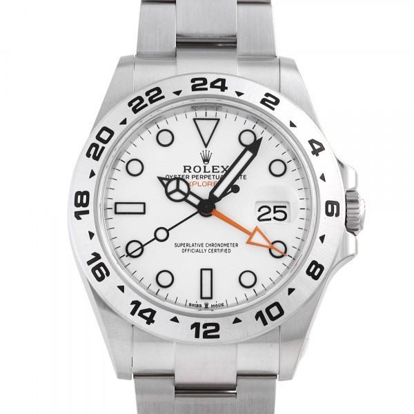 91％以上節約 爆売りセール開催中 ロレックス ROLEX エクスプローラー II 226570 ホワイト文字盤 新品 腕時計 メンズ bigportal.ba bigportal.ba