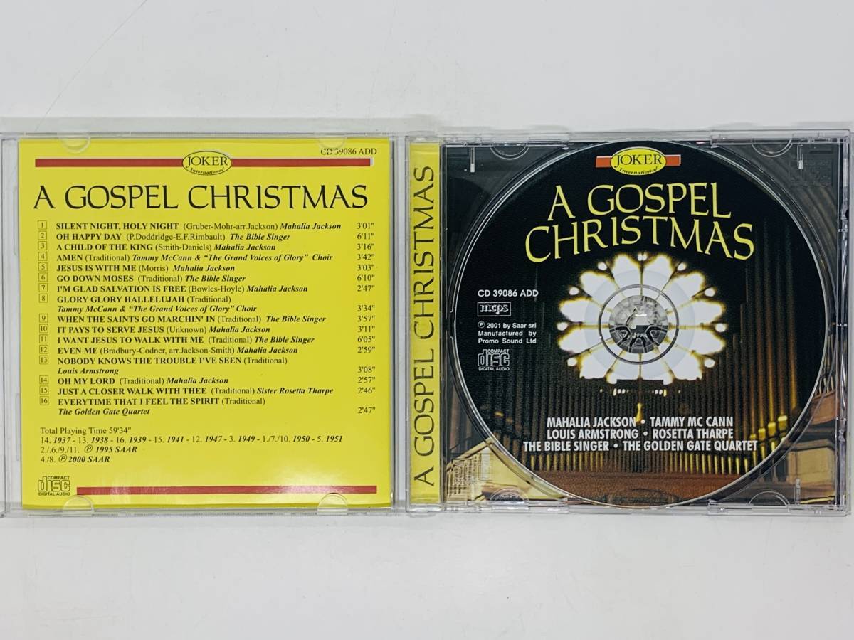 超美品再入荷品質至上! 即決CD A GOSPEL CHRISTMAS ゴスペル