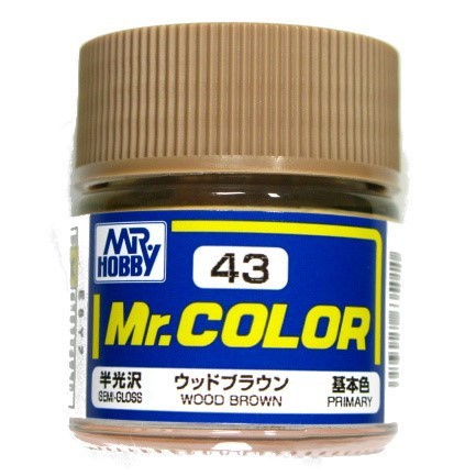 日本に 高知インター店 Mr.カラー 43 ウッドブラウン 基本色 半光沢 GSIクレオス 即 ≫ ironsidesandiego.com ironsidesandiego.com