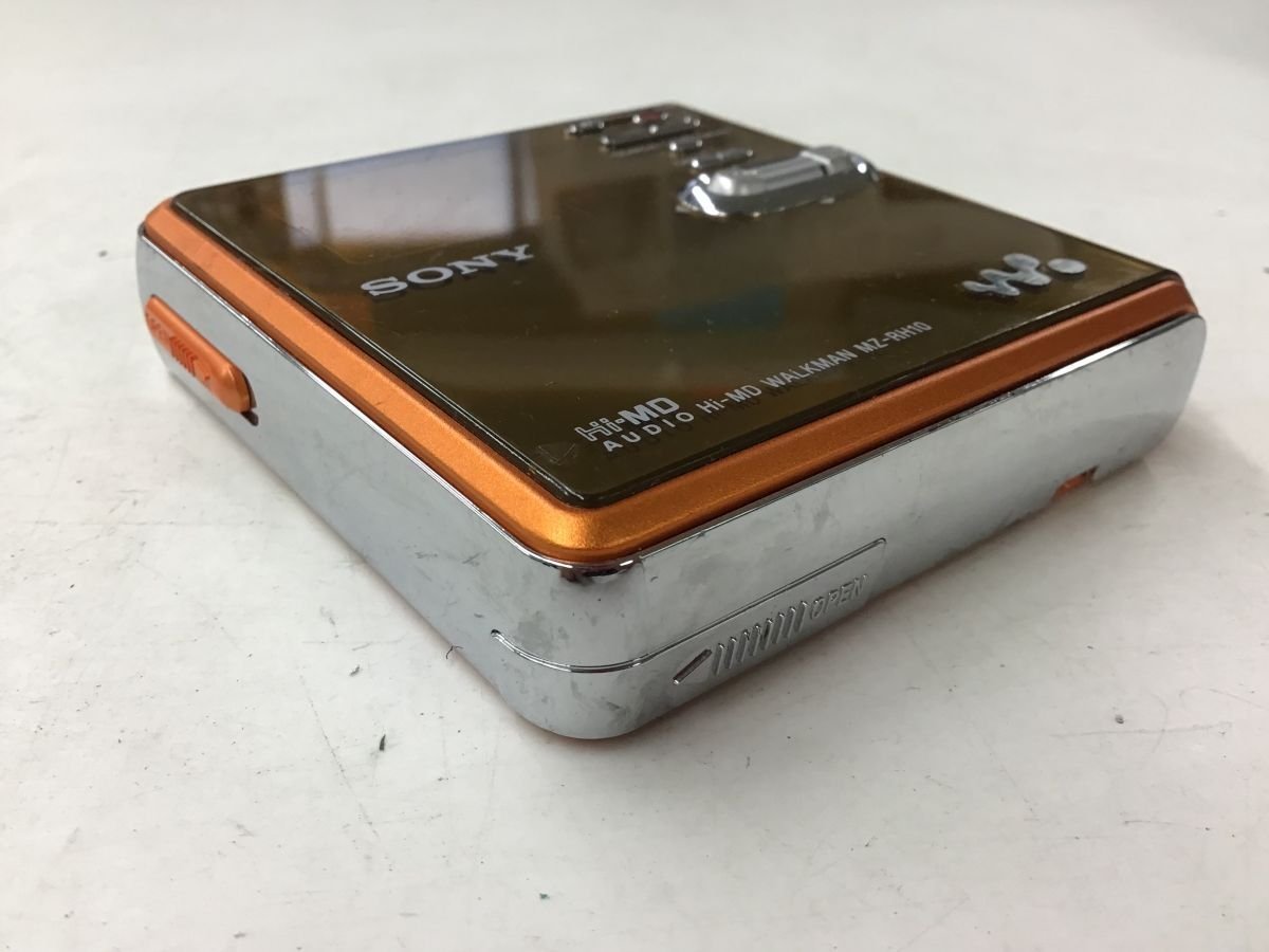 SONY MZRH10 ソニー walkman MDプレーヤー HiMDウォークマン オレンジ ジャンク品 [4954W] /【Buyee