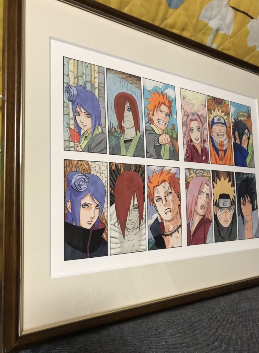 ナルト ジャンプ 原稿 NARUTO ナルト サスケ イタチ 複製原稿