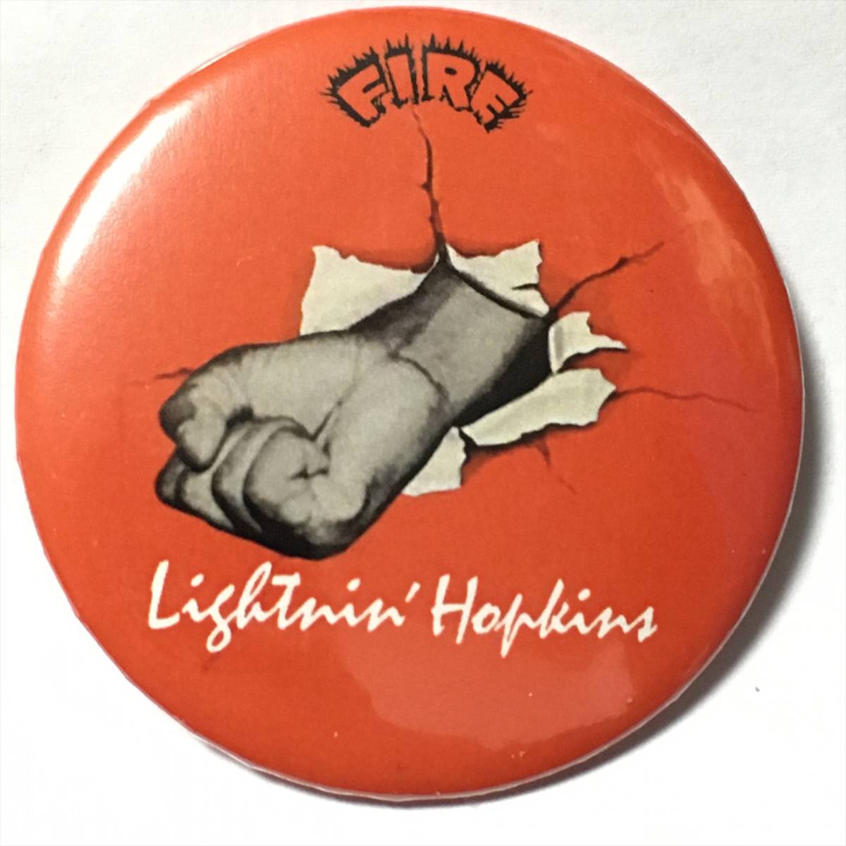【福袋セール】 低価格化 デカ缶バッジ 5.7cm Lightnin' Hopkins Mojo Hand ライトニンホプキンス モジョハンド sannart.com sannart.com