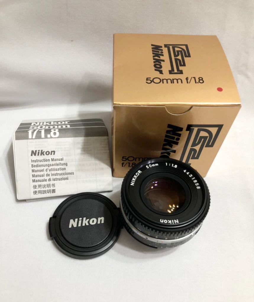 NEW ARRIVAL ご注文で当日配送 新品 Nikon Nikkor 50mm F 1.8ニコンニッコールパンケーキ50mm 1:1.8 Lens 未使用 freppolive.se freppolive.se