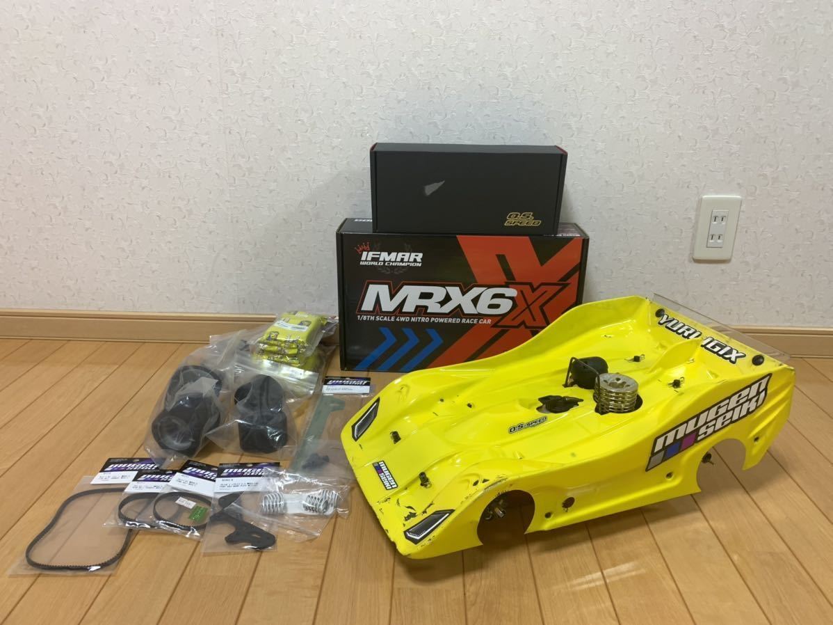 無限精機 MRX6X 1/8エンジンレーシングカー MUGEN SEIKI ハチイチレーシング エンジン、現行車 メカ搭載済み 現行車 他 ...