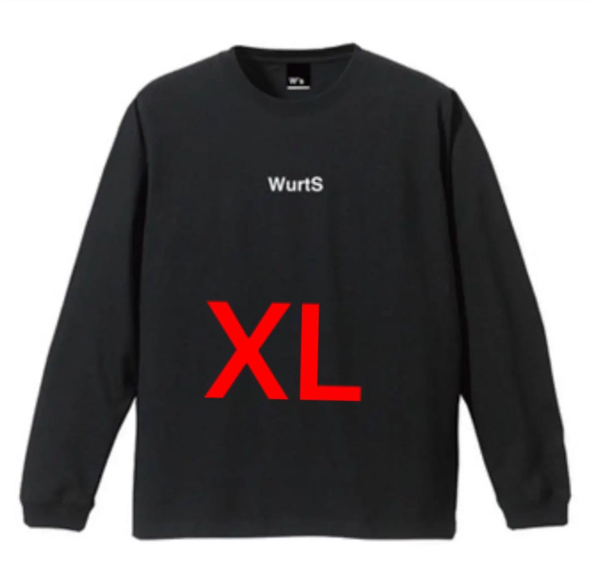 人気メーカー・ブランド 激安の 新品未開封 WurtS ロングスリーブ Tシャツ ブラック XL sannart.com sannart.com