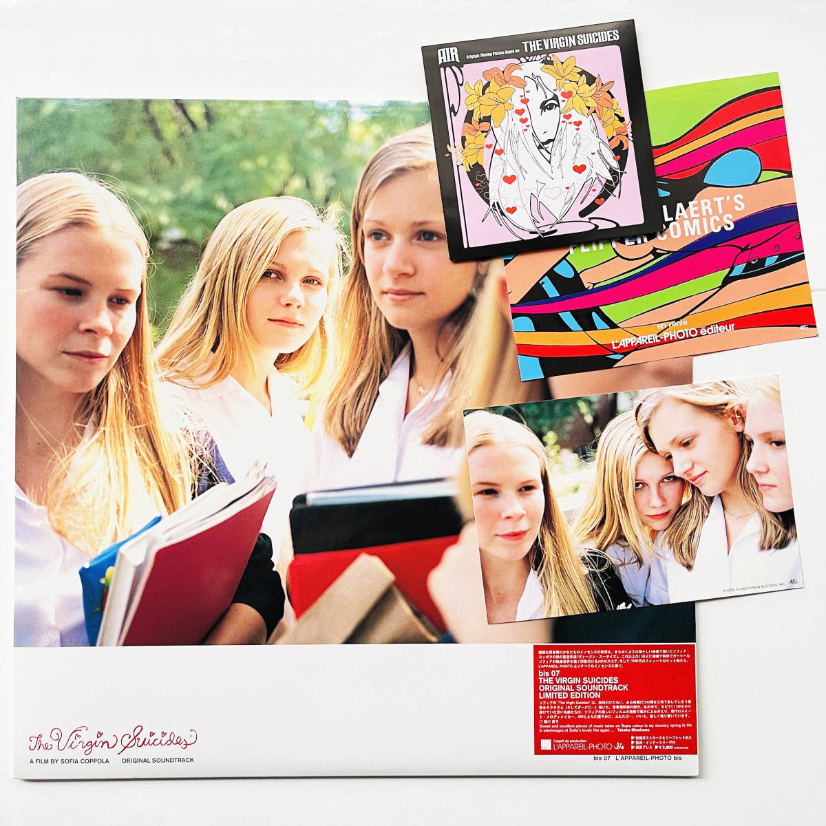 貴重 レコード カード〔 The Virgin Suicides 〕状態良好 ヴァージン・スーサイズ オリジナル・サウンド・トラック