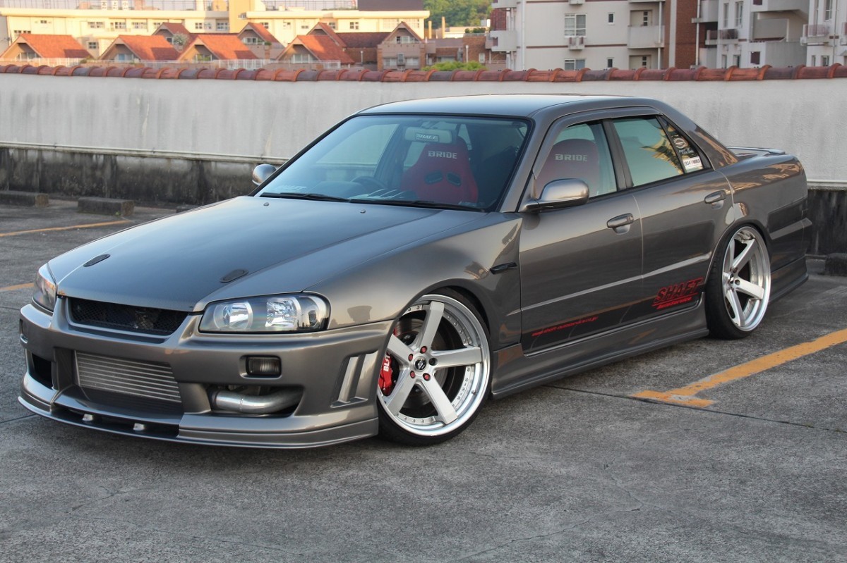 SHAFT AutoService ER34スカイライン4ドア用 タイプAエアロ3点キット /【Buyee】 Buyee Japanese