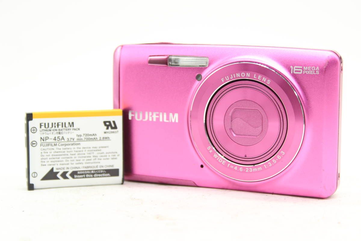 価格 倉 良品 フジフィルム Fujifilm Finepix JX700 ピンク Fujinon 5x Wide バッテリー付き コンパクトデジタルカメラ C457 mojpit.pl mojpit.pl