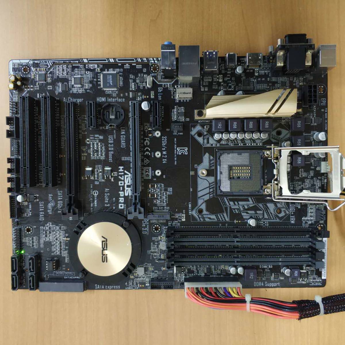 ASUS H170PRO LGA1151 ATXマザーボード INTEL第6・7世代CPU対応 自作PC PCパーツ DIY 修理材料★動作未
