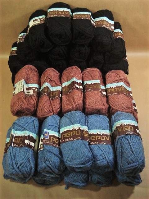 オンライン限定商品 人気ブランドの 毛糸 ペルー製 Peruvian ウール１００％ ３色 ５０ｇ ４０玉 alphaforled.com alphaforled.com