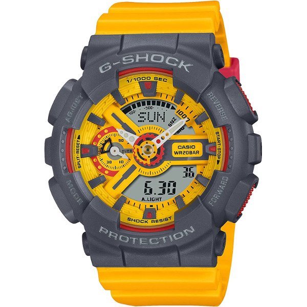 送料無料カシオG-SHOCK 90年代スポーティカラーイエロー×グレーGMA