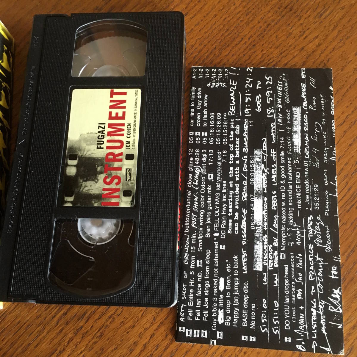 FUGAZI [Instrument] 1999 VHS (90s Alternative, Emo Core, Dischord ...