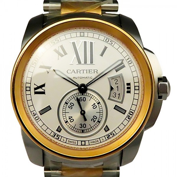 100％本物 品質は非常に良い カルティエ Cartier カリブル ドゥ W7100036 シルバー文字盤 新品 腕時計 メンズ bigportal.ba bigportal.ba