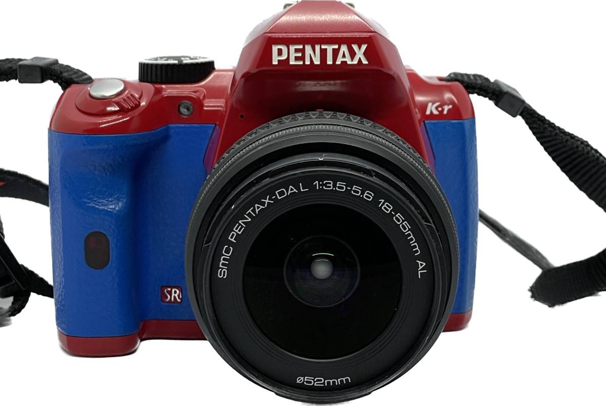 PENTAX デジタル一眼レフカメラ K-x ダブルズームキットレッド