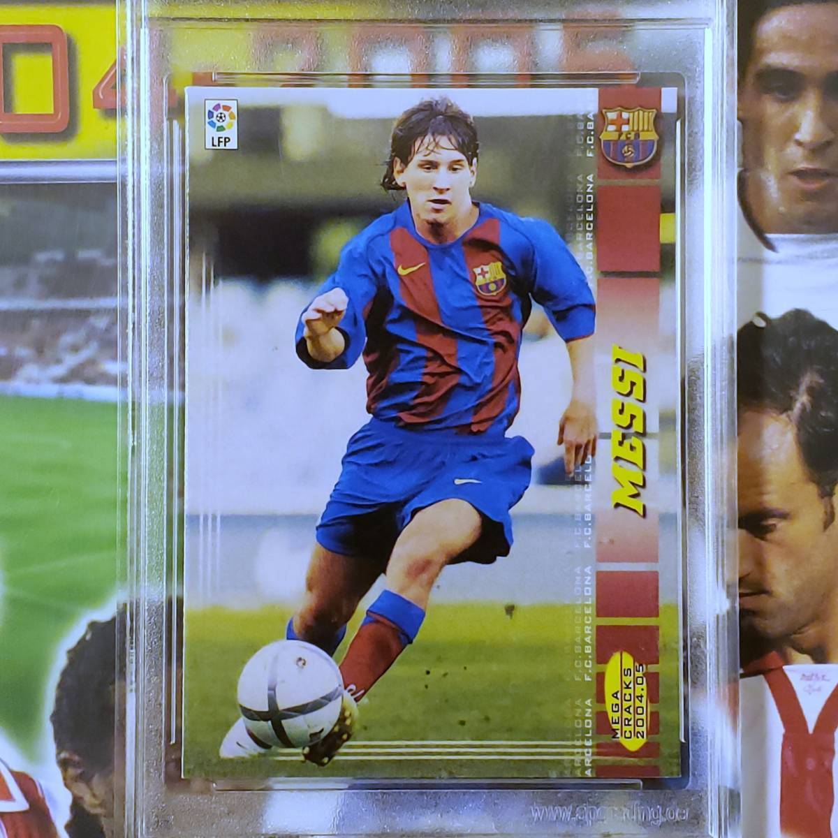 【NEW人気】リオネル・メッシ ルーキーカード サイン入り 2004 Panini Sports Mega Cracks Barca Campion Lionel Messi ROOKIE RC #89 ③ その他