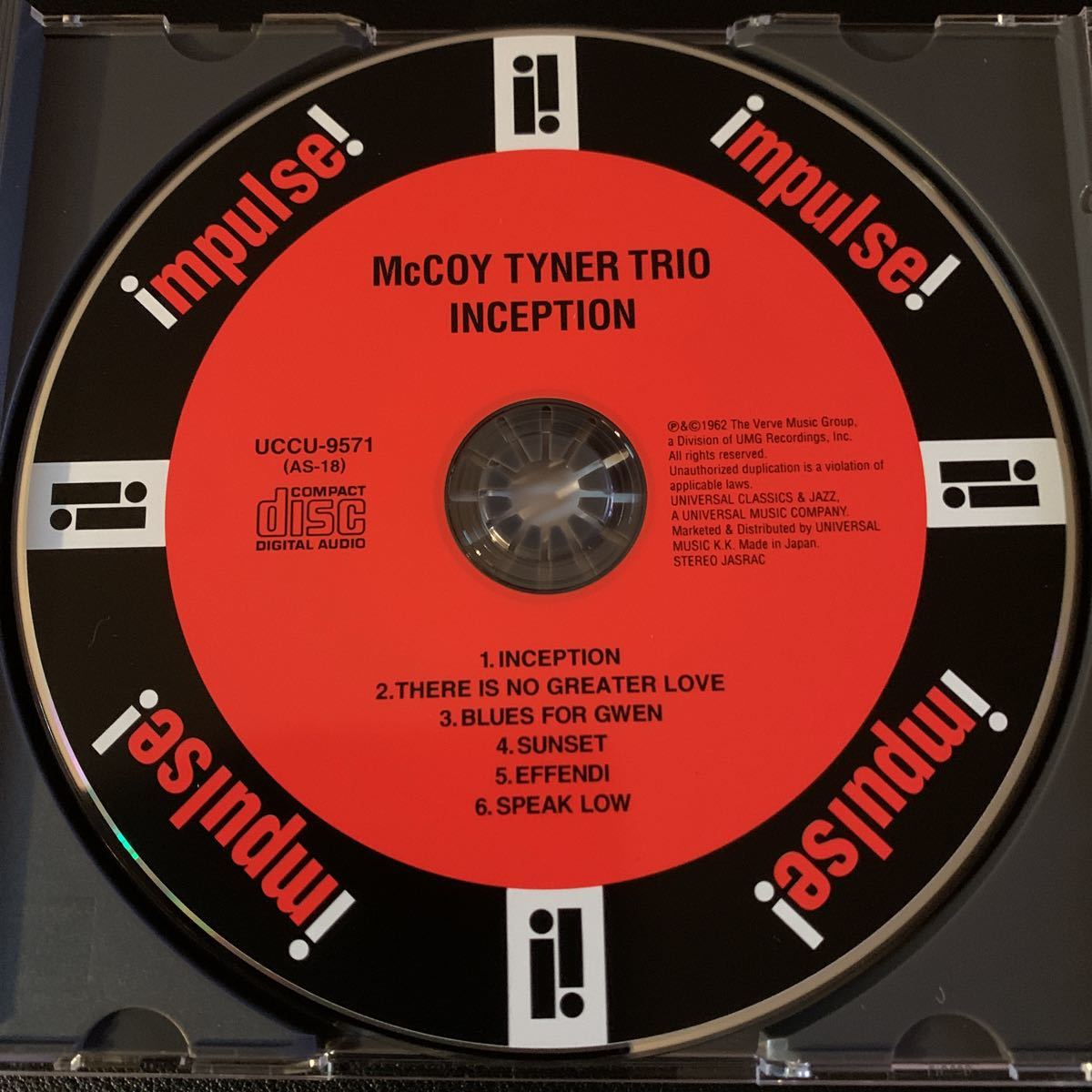 『マッコイ・タイナー(McCOY TYNER)/インセプション』CD/国内盤/24bitマスタリング(ルビジウムクロックカッティング) 送料何