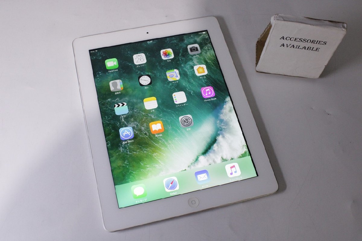 4 iPad 第四世代 MD514J/A Wi-Fi 32GB White+rubic.us