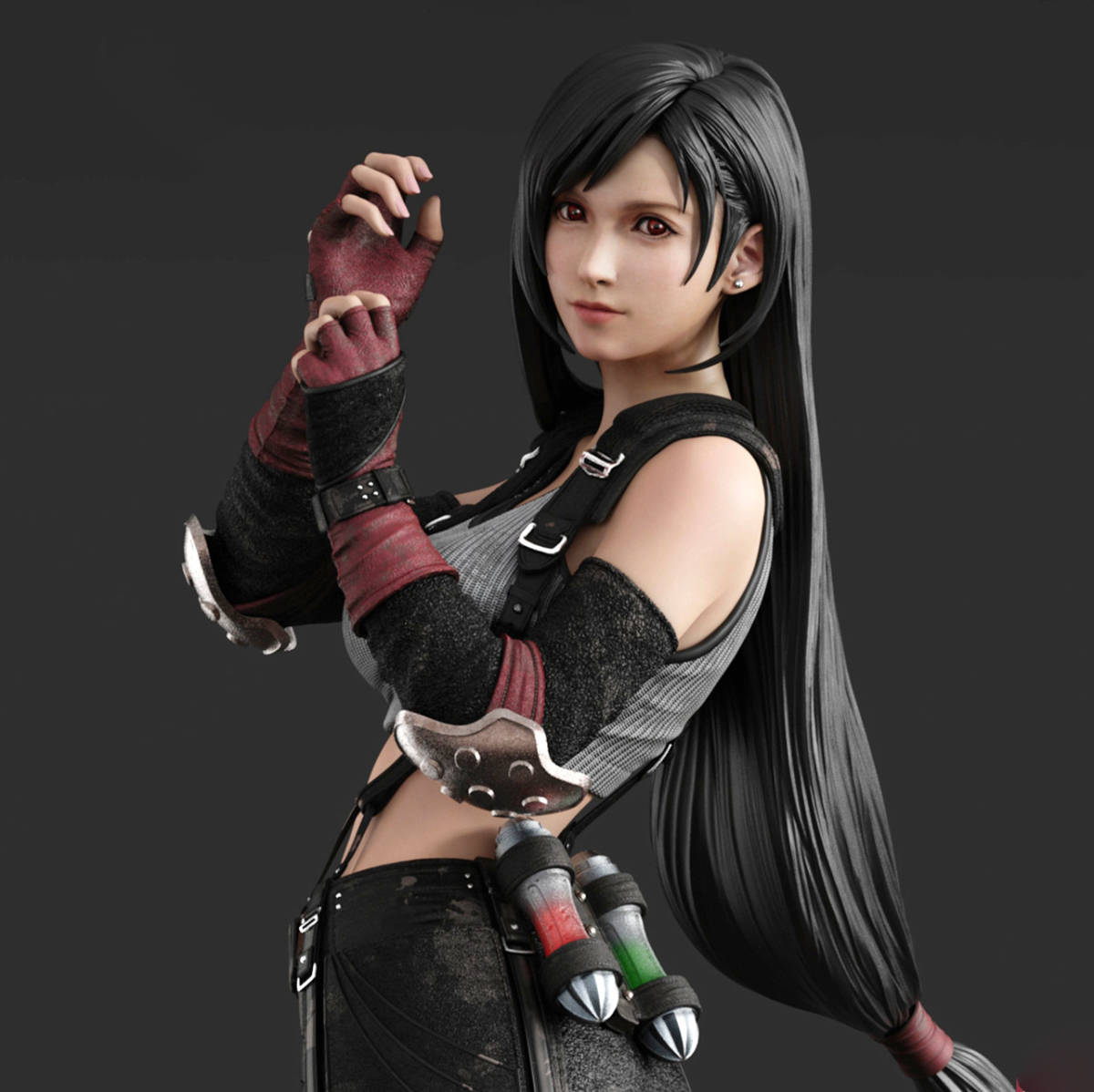 ティファ FF7 FF Tifa 1/3スケール スタチュー フィギュア - ゲーム 