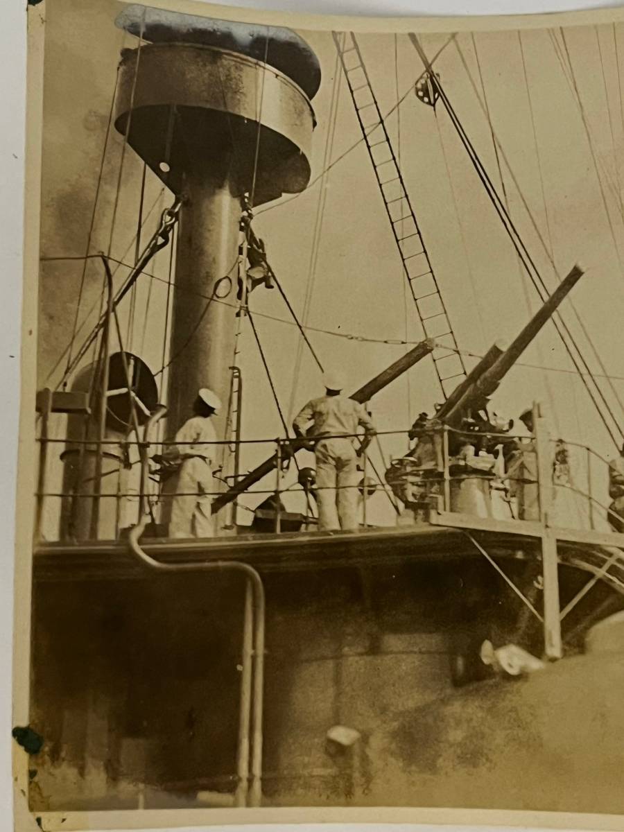 古写真 航空機 外航 旧日本軍 大日本帝国軍 海軍 戦前 戦時中 大正 十三年 十四年 訓練艦隊 当時物 資料 記録 貴重 D235